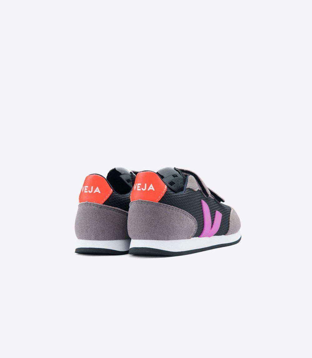 Veja Sneakers Barn - Arcade B-Mesh - Nigga/Grå/Orange/Lila - 571860-USA